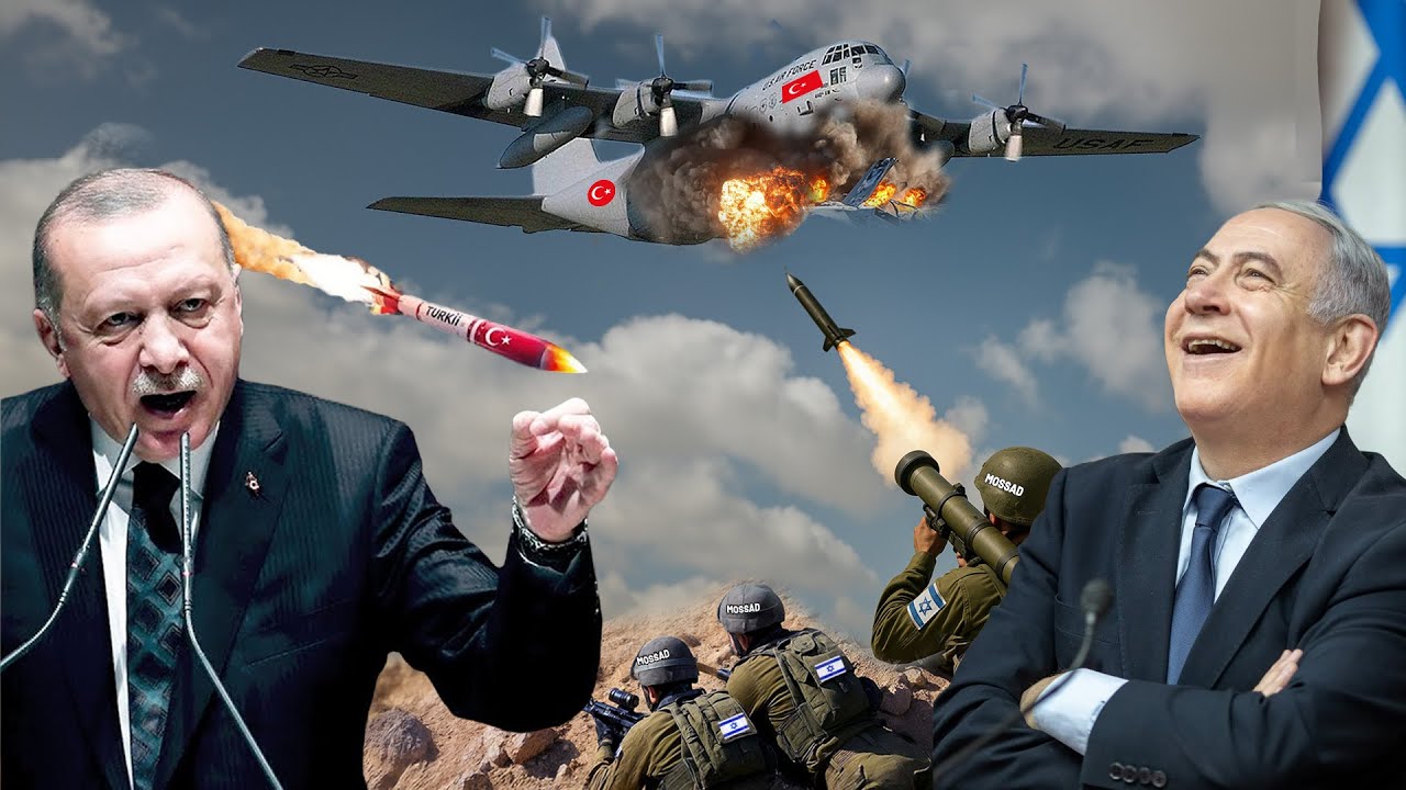 ERDOGAN GERAM, TURKI MELEDAK MARAH! Dugaan SABOTASE Mossad di Tragedi Pesawat Militer Turki