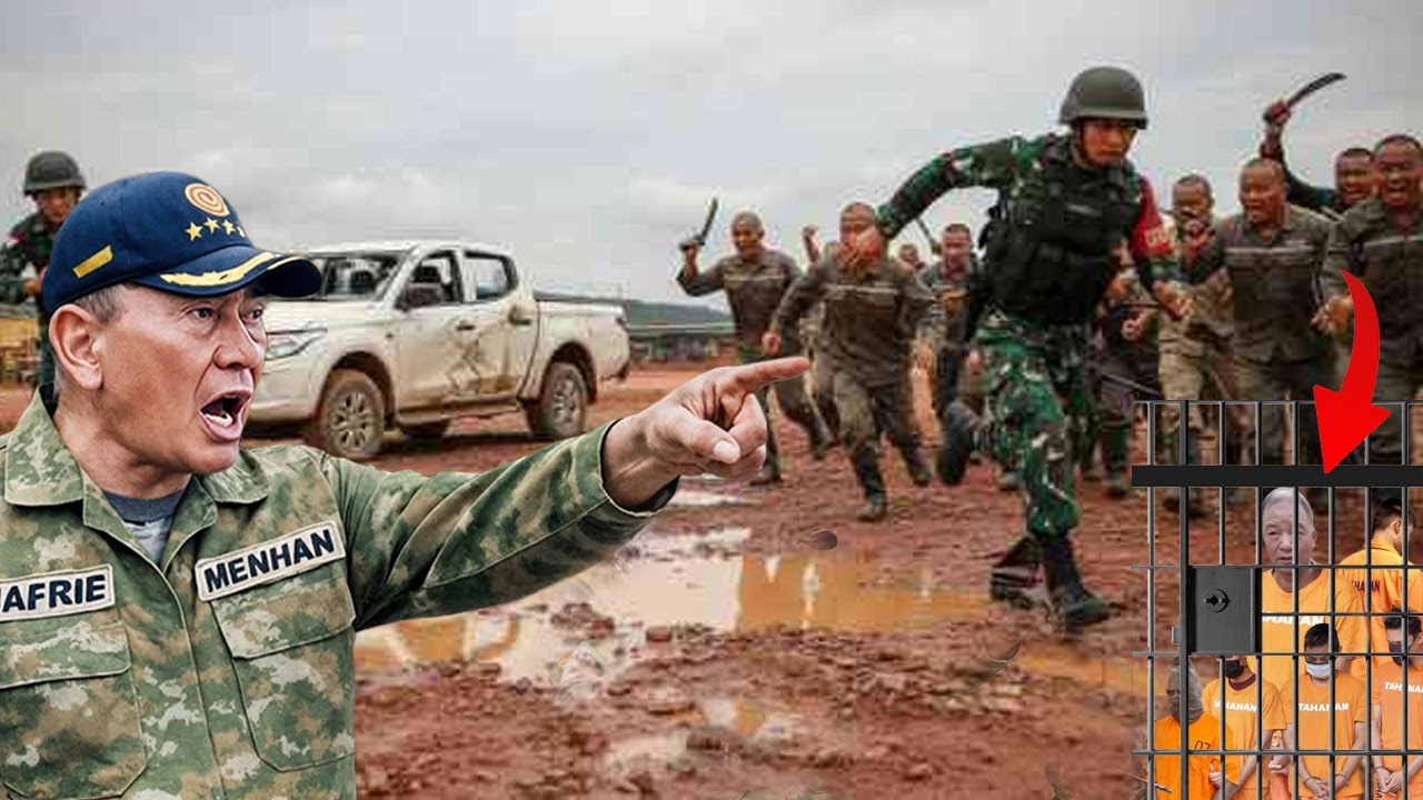 MENHAN SJAFRIE NAIK PITAM! 26 WNA China Mendekam Penjara Usai Serang TNI Ditambang Ketapang