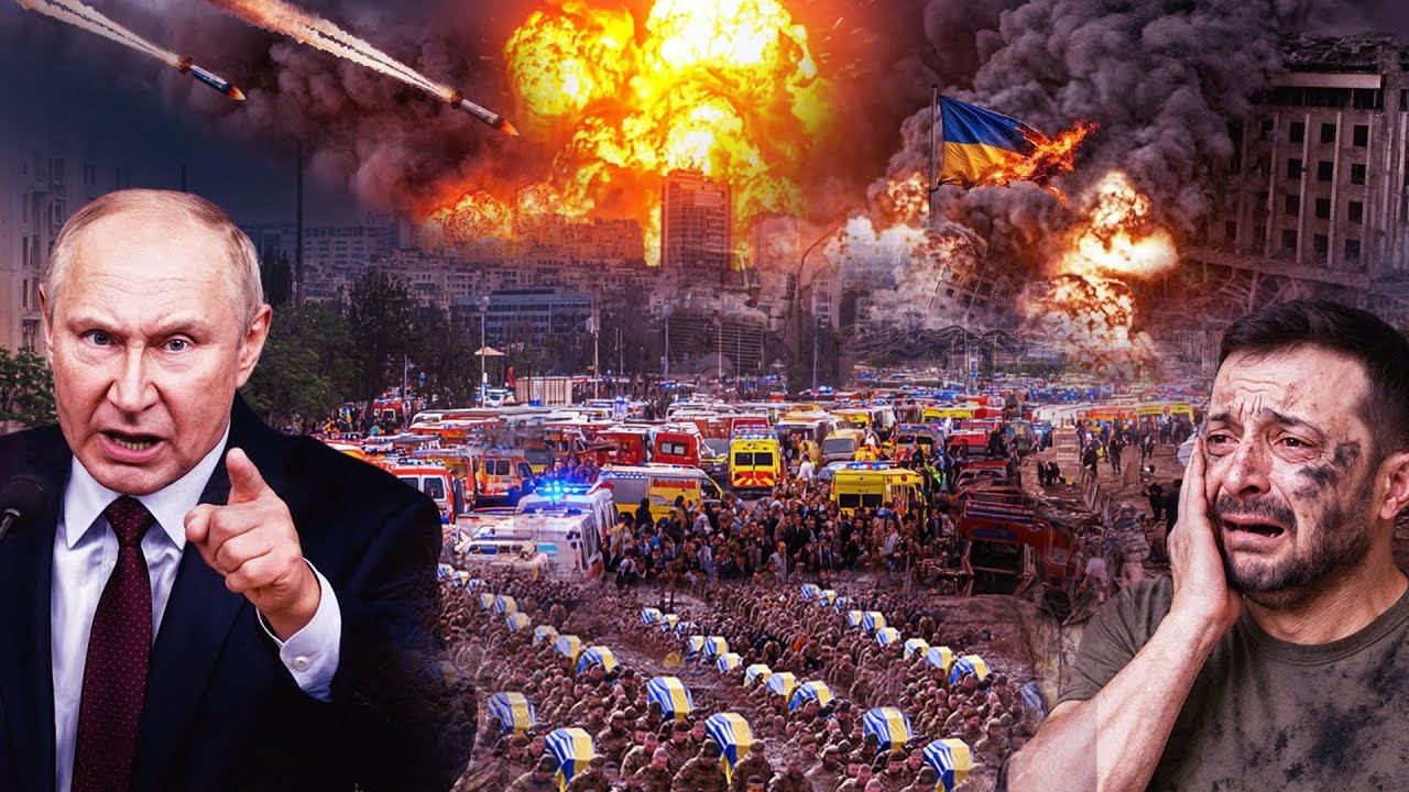 PUTIN TEMBAKKAN RUDAL “KIAMAT” BOMBARDIR UKRAINA! Kyiv Berubah Jadi NERAKA dan Ratusan Korban Tew4s