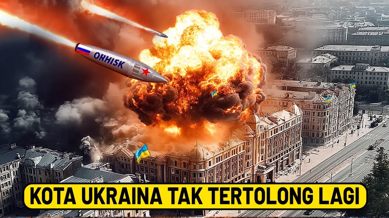 Aksi Saling Serang Rusia Ukraina! KOTA UKRAINA DIAMBANG KEHANCURAN TOTAL