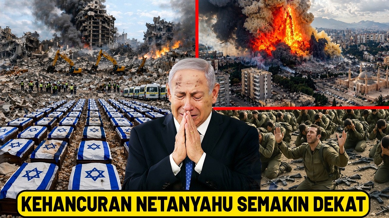 NETANYAHU SEGERA MENYERAH! Ratusan Tentara Israel Tewas dan 20 Situs Penting Meledak